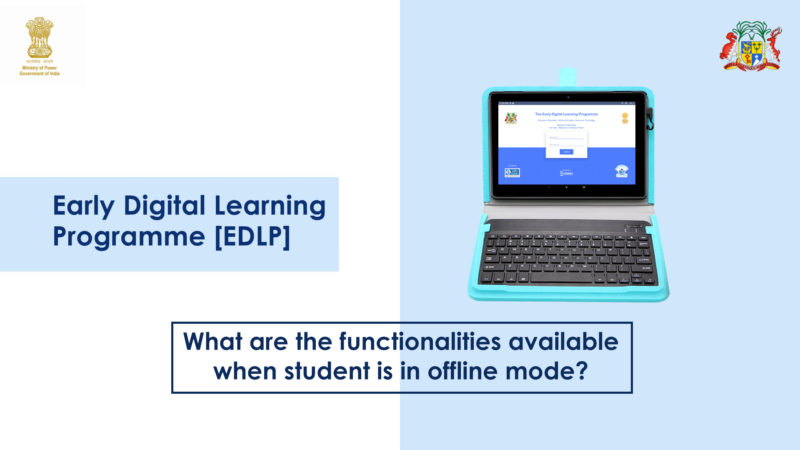 What are the functionalities available when the Student is in Offline mode?