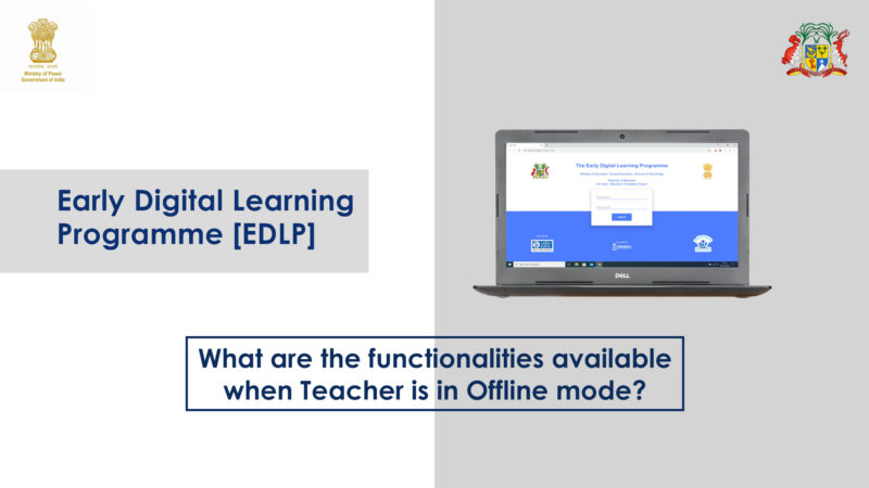 What are the functionalities available when Teacher is in Offline mode?