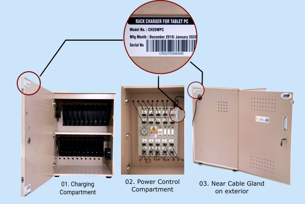 Finding the Rack Charger Serial Number Early Digital Learning Programme
